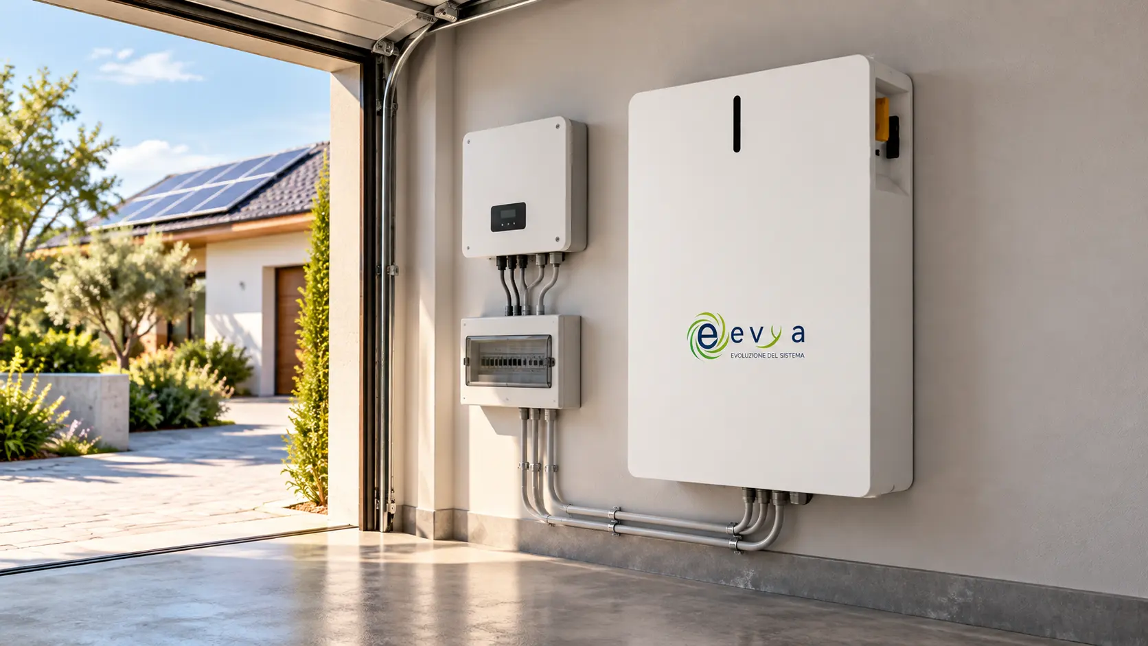 Batterie EVYA residenziali a parete e a pavimento